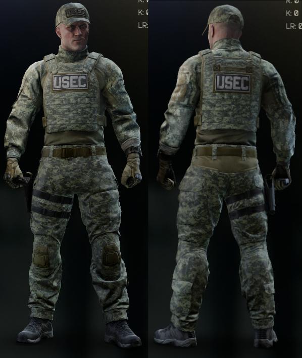 USEC Camouflage Gear AKI's mods