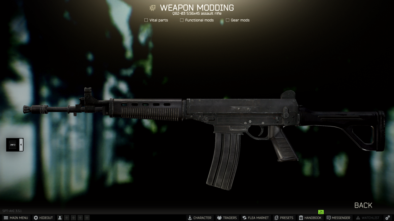 QBZ-03 Chinese Rifle 5.56x45 Export Version - AKI Mods Workshop