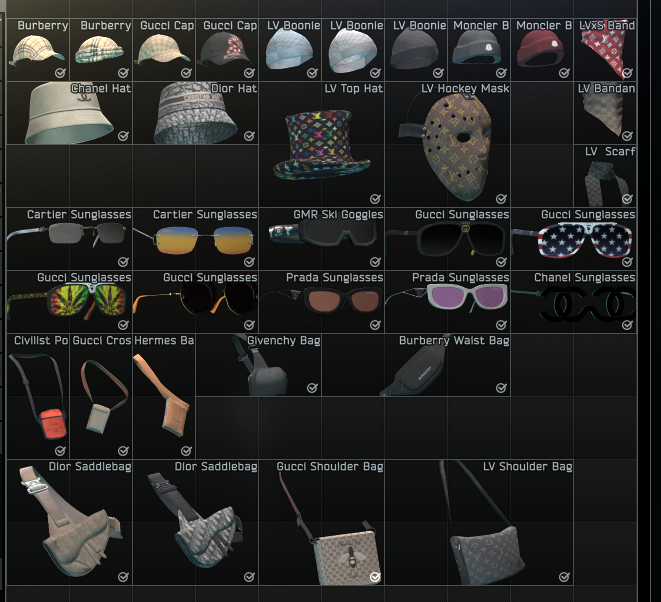 Louis Vuitton Beanie (Grey & Black) For Franklin 1.0 - GTA 5 Mod