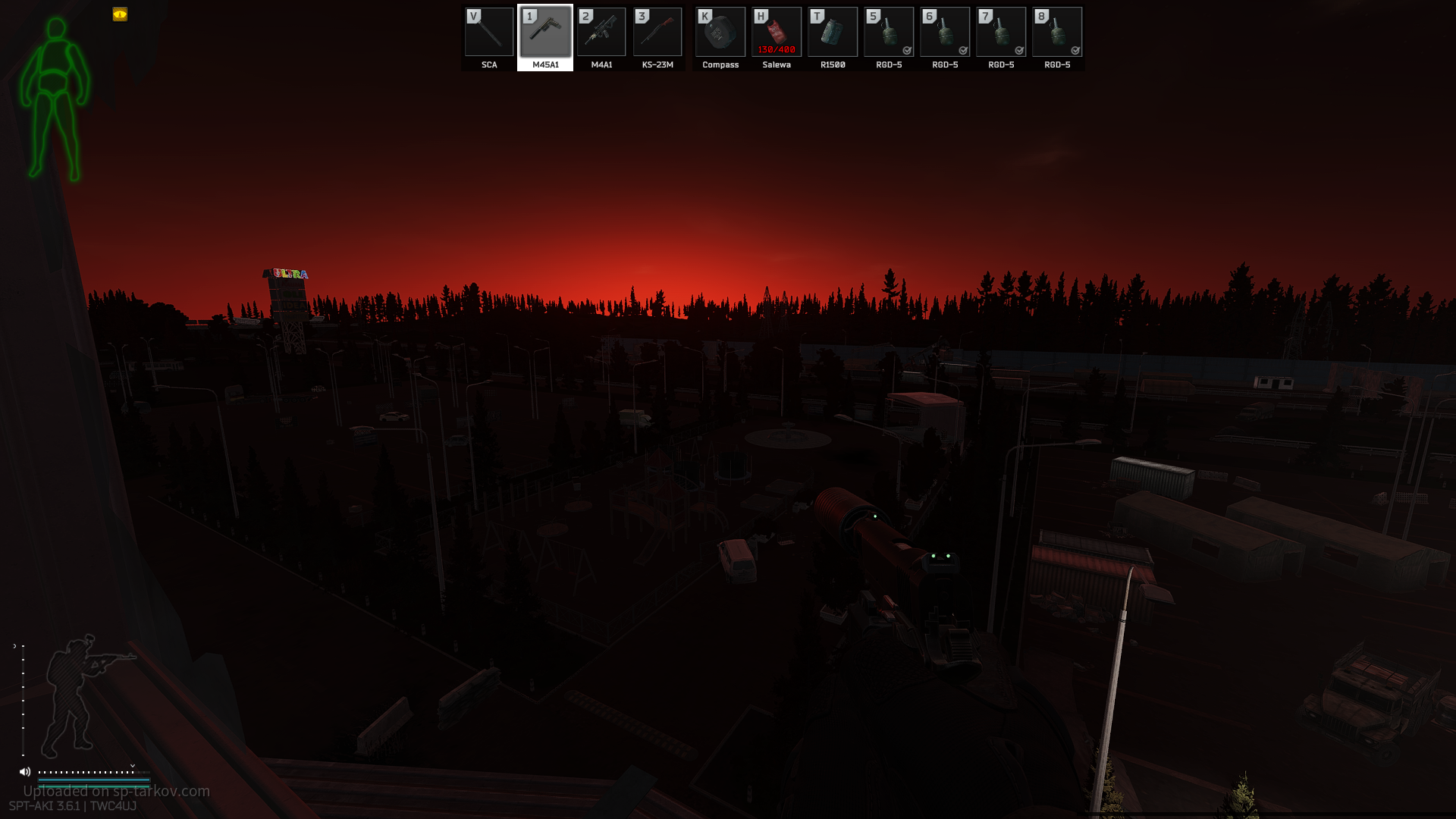 Dusk in interchange