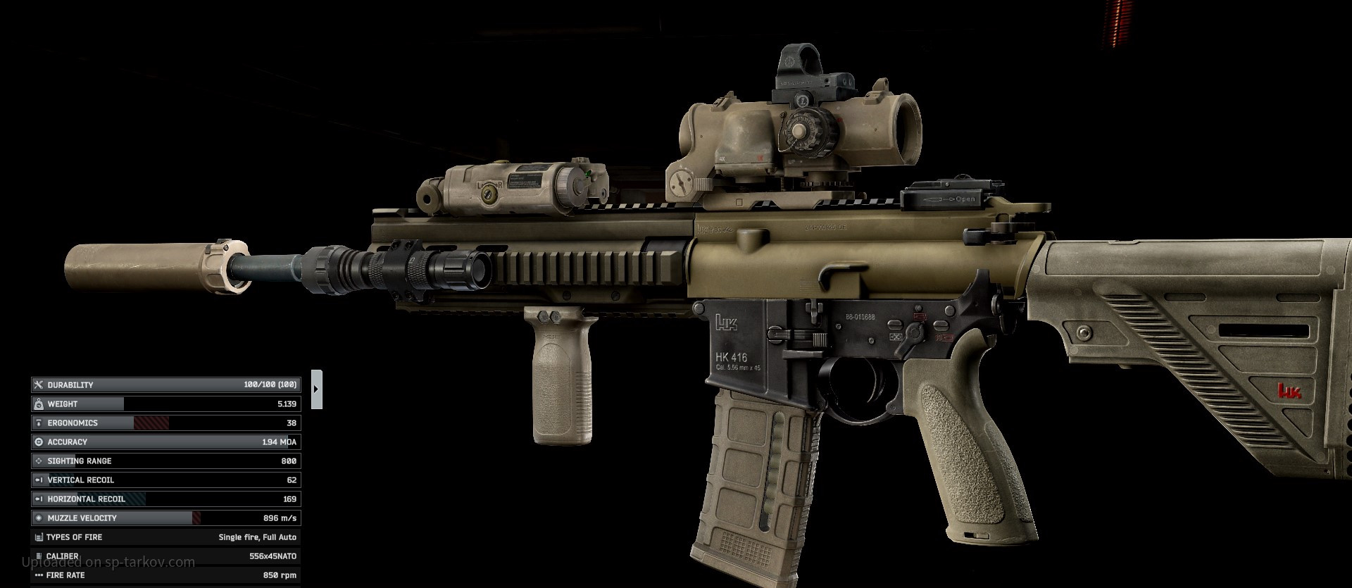 HK416A5 S-DMR (FDE) - AKI Mods Workshop