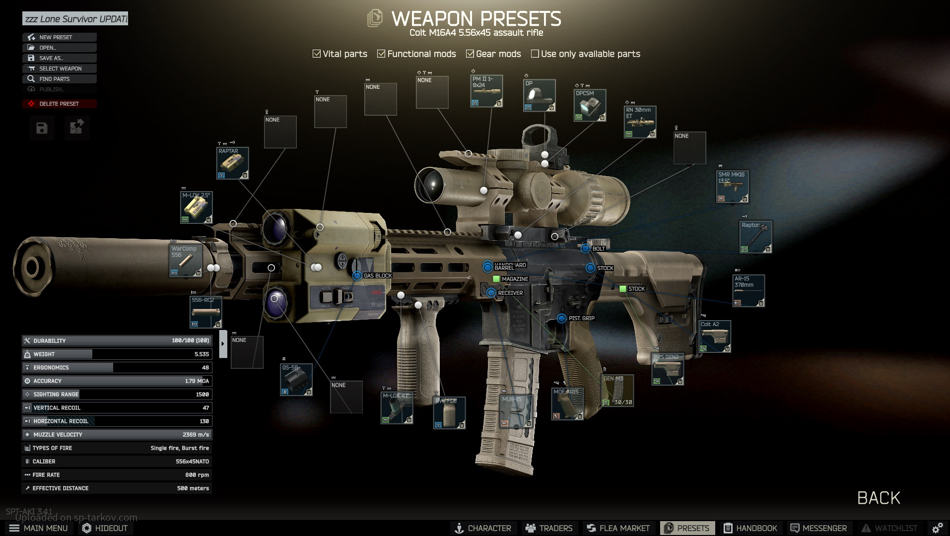 Lone Survivor Axelson Rifle UPDATED