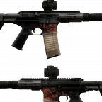 AR-15 Pistol "Flames" (Civiciam)