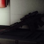 [RAW] KA SR-25 standing & resting on a weapon box